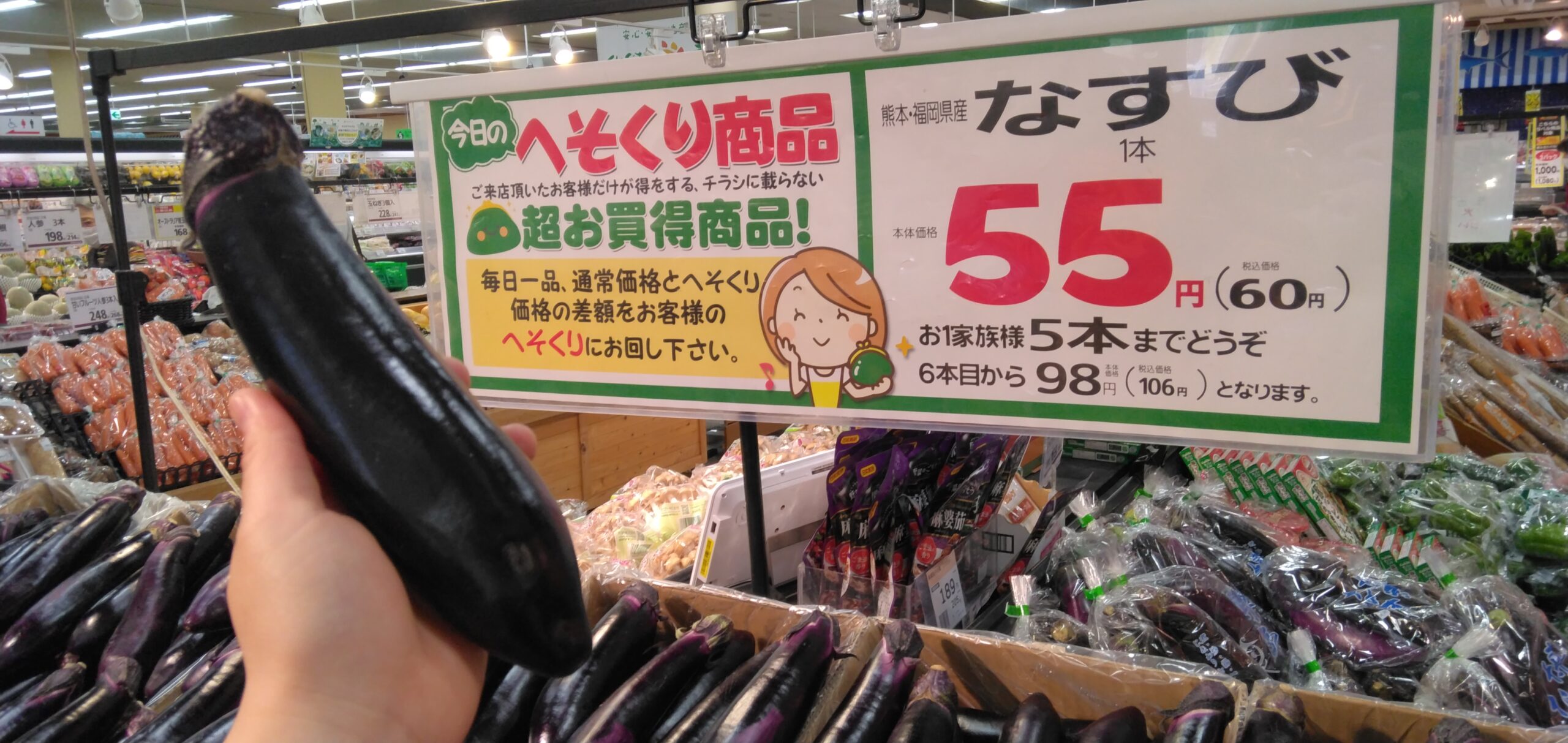 今日はなすびにしませんか？ - 暮らしいきいき みしまや